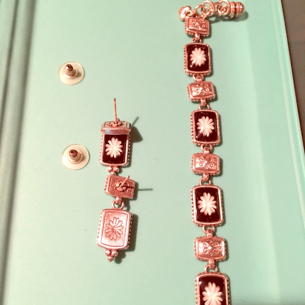 Brighton bracelet and matching earrings